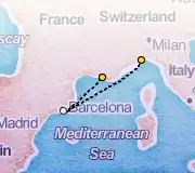 3 Night Savona to Marseille cruise