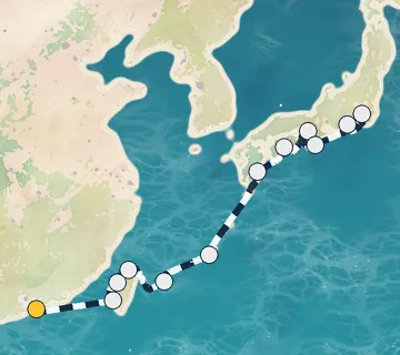 14 Night Hong Kong to Tokyo cruise