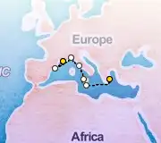 7 Night Athens to Marseille cruise