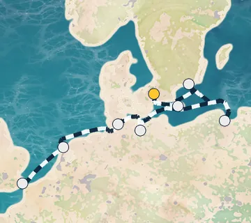 7 Night Copenhagen to London cruise