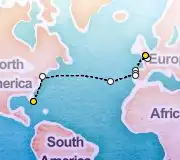 17 Night London to Miami cruise