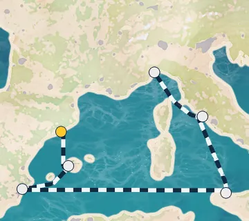 6 Night Barcelona to Savona cruise