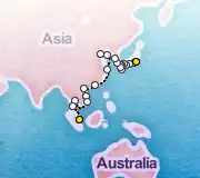37 Night Tokyo to Singapore cruise