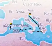 7 Night Trieste to Barcelona cruise