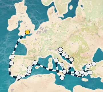 33 Night London to Trieste cruise