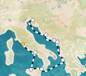 10 Night Rome to Trieste cruise