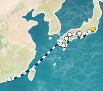 14 Night Tokyo to Hong Kong cruise