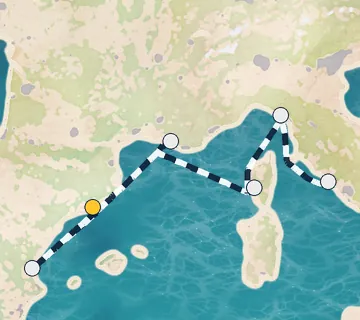 7 Night Barcelona to Rome cruise
