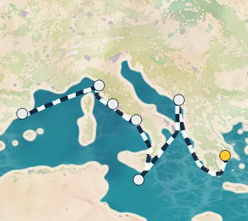 10 Night Athens to Barcelona cruise