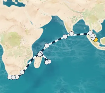 31 Night Singapore to Cape Town cruise