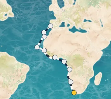 21 Night Cape Town to Lisbon cruise