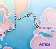 28 Night Portsmouth to New York cruise