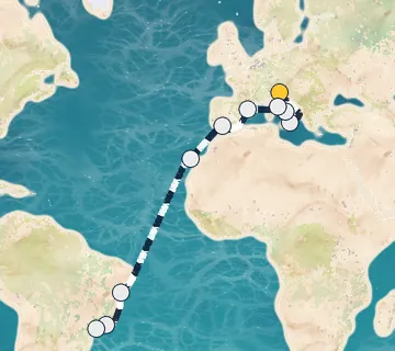 19 Night Venice to Sao Paolo cruise