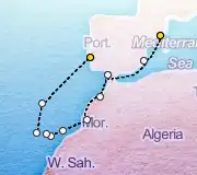 12 Night Barcelona to Lisbon cruise