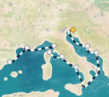 9 Night Trieste to Barcelona cruise