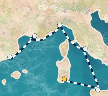 5 Night Cagliari to Barcelona cruise