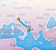 3 Night Venice to Brindisi cruise