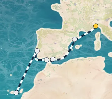 8 Night Savona to Las Palmas cruise