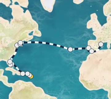 25 Night Pointe-a-Pitre to Barcelona cruise