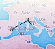 4 Night Valencia to Portofino cruise