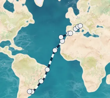 25 Night Montevideo to Savona cruise
