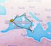 7 Night Barcelona to Tarragona cruise