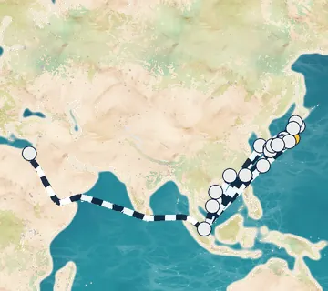 28 Night Tokyo to Singapore cruise