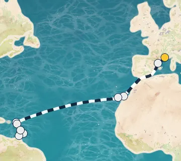 18 Night Marseille to Fort-de-France cruise