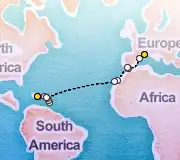 20 Night Marseille to Santo Domingo cruise
