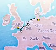 5 Night Hamburg to London cruise