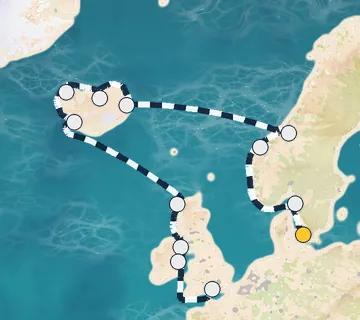 16 Night Copenhagen to Portsmouth cruise