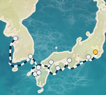 13 Night Tokyo to Seoul cruise