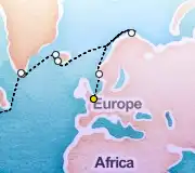21 Night London to New York cruise