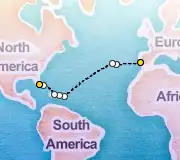 14 Night Lisbon to Ft. Lauderdale cruise