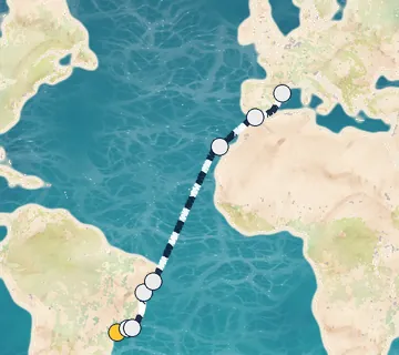 17 Night Sao Paolo to Barcelona cruise