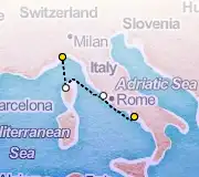3 Night Naples to Savona cruise