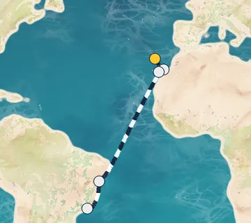 12 Night Funchal to Rio cruise
