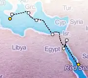 13 Night Jeddah to Valletta cruise