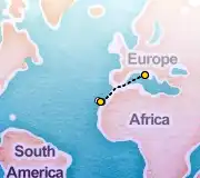 6 Night Rome to Tenerife cruise