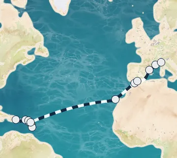 23 Night Pointe-a-Pitre to Savona cruise