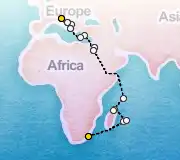 31 Night Durban to Venice cruise