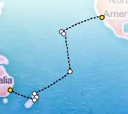 27 Night Los Angeles to Sydney cruise