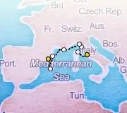 7 Night Rome to Barcelona cruise