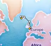 10 Night Reykjavik to London cruise