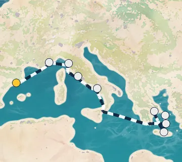 9 Night Barcelona to Athens cruise