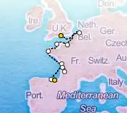 10 Night London to Bilbao cruise