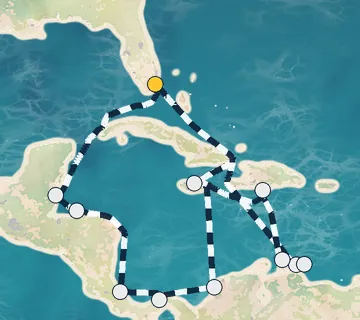 21 Night Miami to Miami cruise