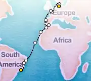 25 Night Rio to Kiel cruise