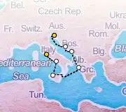 10 Night Rome to Trieste cruise