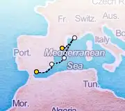 4 Night Malaga to Barcelona cruise